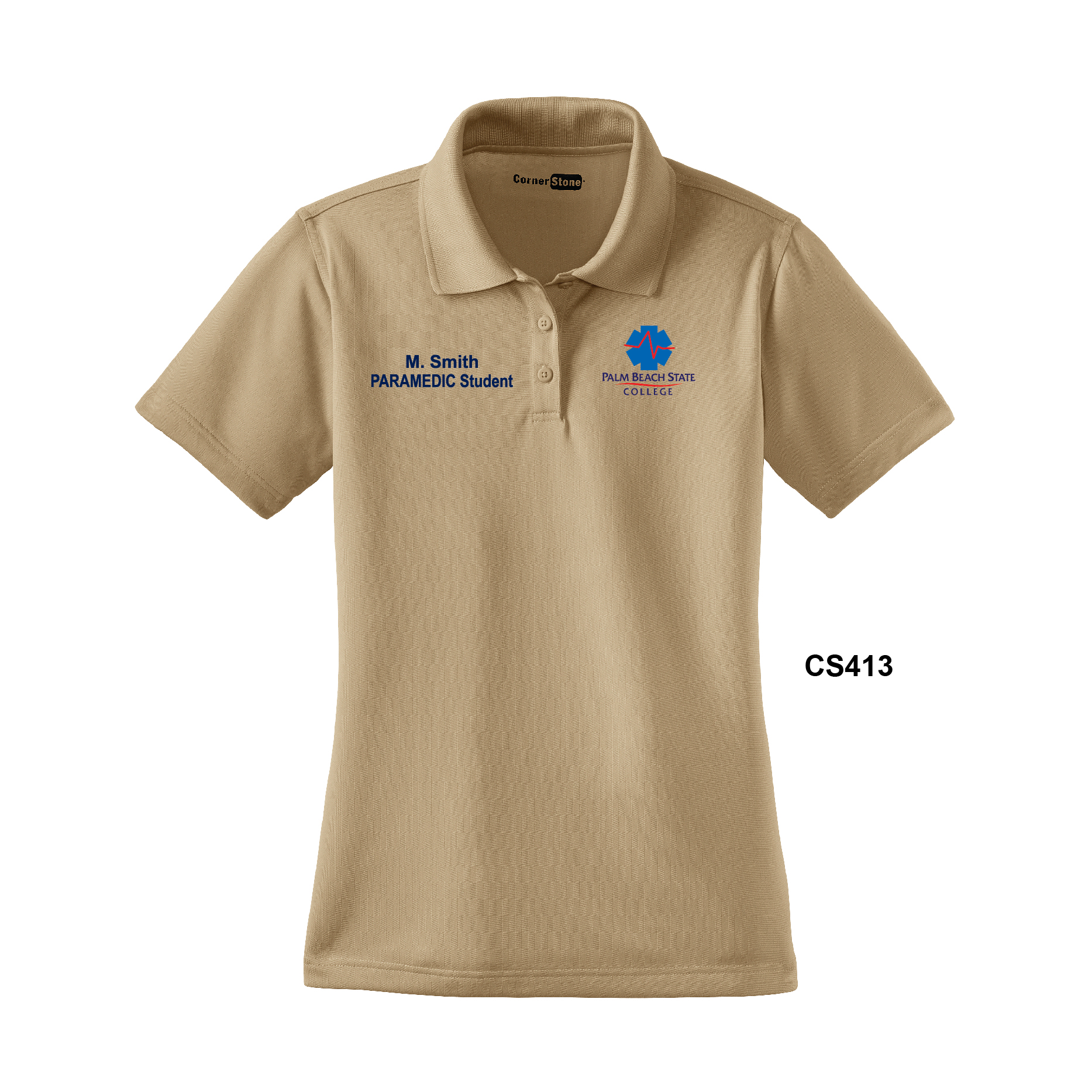 Women's Cornerstone Snag Proof Polo Stone Paramedic